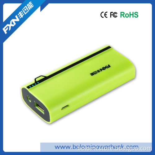 Manufacturer 18650 4000mAh Power Bank with led flash light